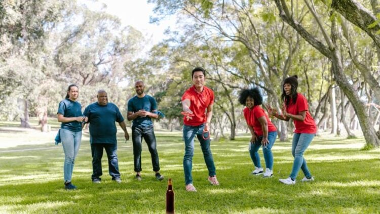 beer ring toss