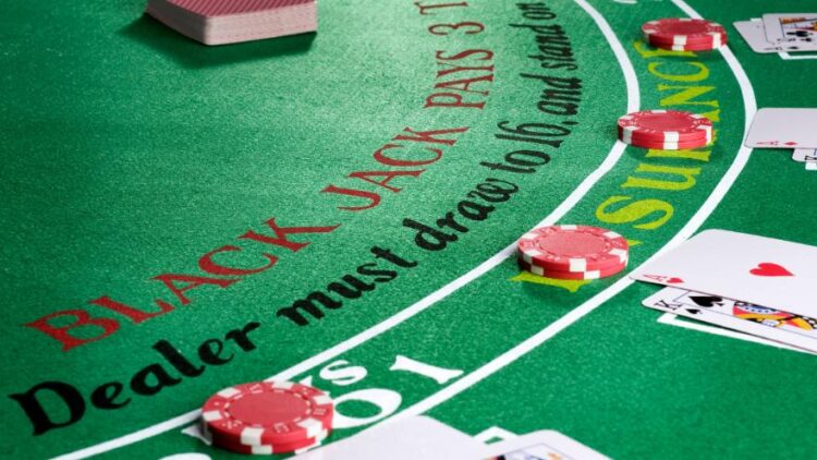 blackjack tables